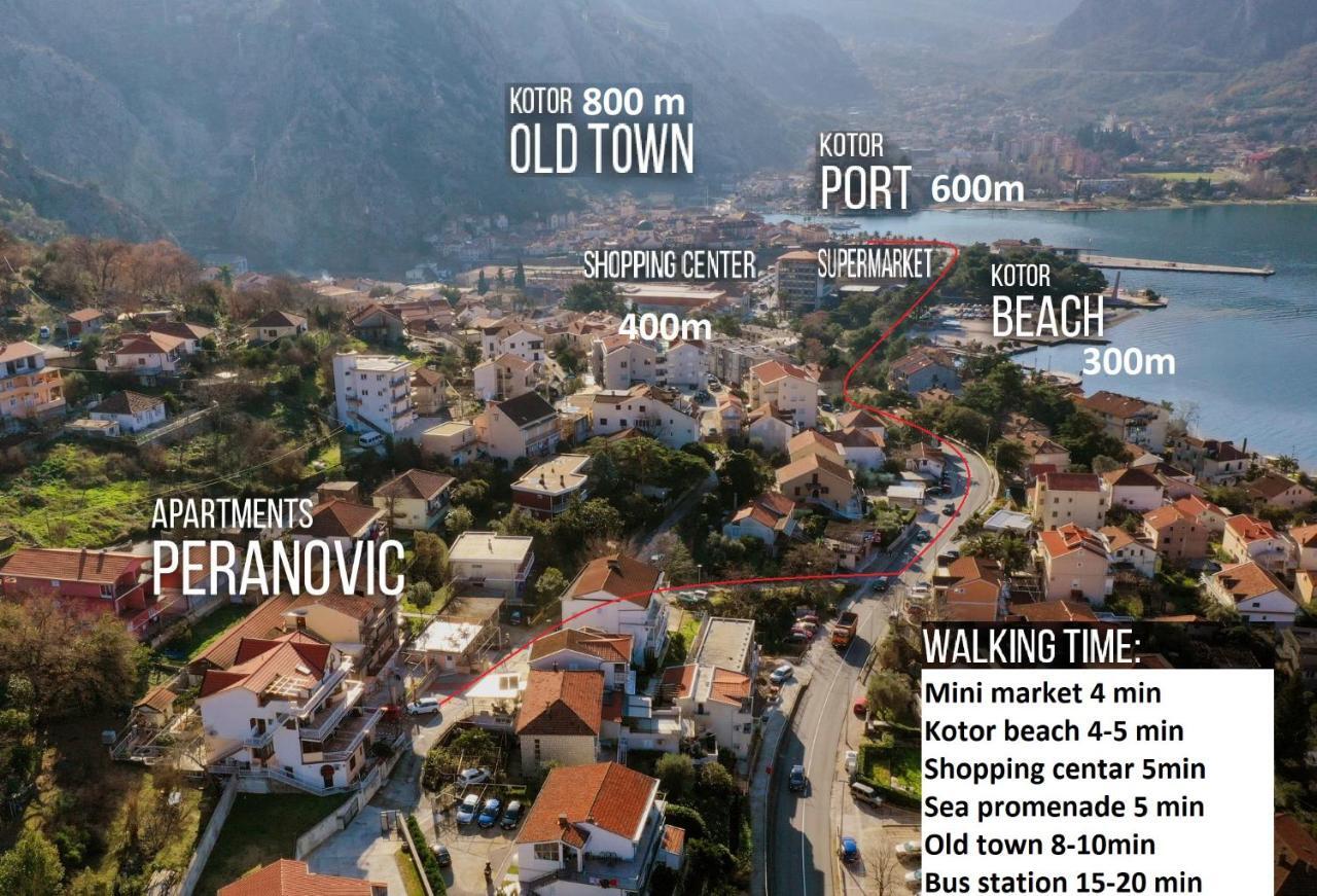 Apartments Peranovic 2 Kotor Luaran gambar